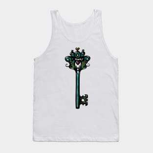 Blue Magic Key Tank Top